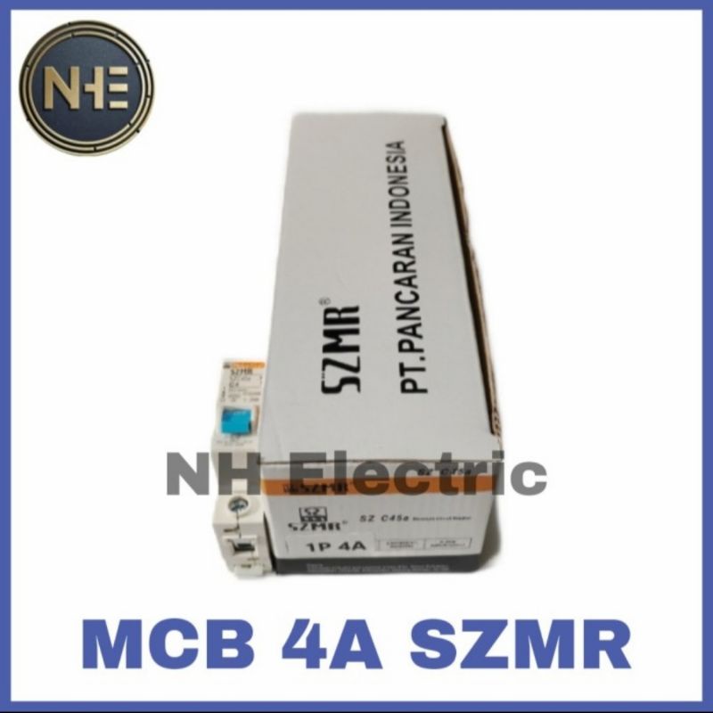 Mcb 1 Phase Szmr 2A, 4A, 6A, 10A, 16A, 20A, 25A, 32A, Dan 40A SNI