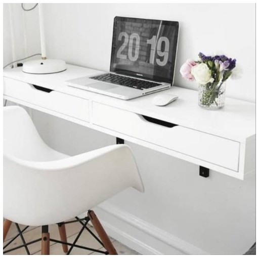 [Khusus GoSend/GrabExpress] Meja Rias Dinding 100x40x12 .Rak Dinding Laci/Laci Dinding