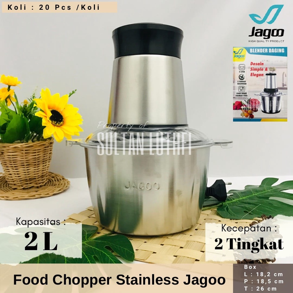 food chopper stainless Jago