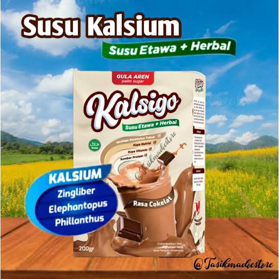 Susu Bubuk ALGHONAM GOMARS KALSIGO SKYGOAT Susu Kambing Etawa Bubuk Peninggi Badan Minuman Kesehatan