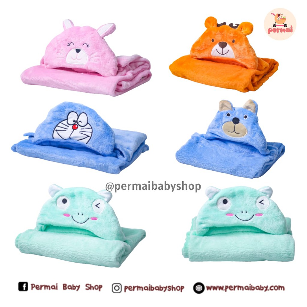 Promo !! SELIMUT BAYI CARTERS- SELIMUT BAYI KARAKTER TOPI