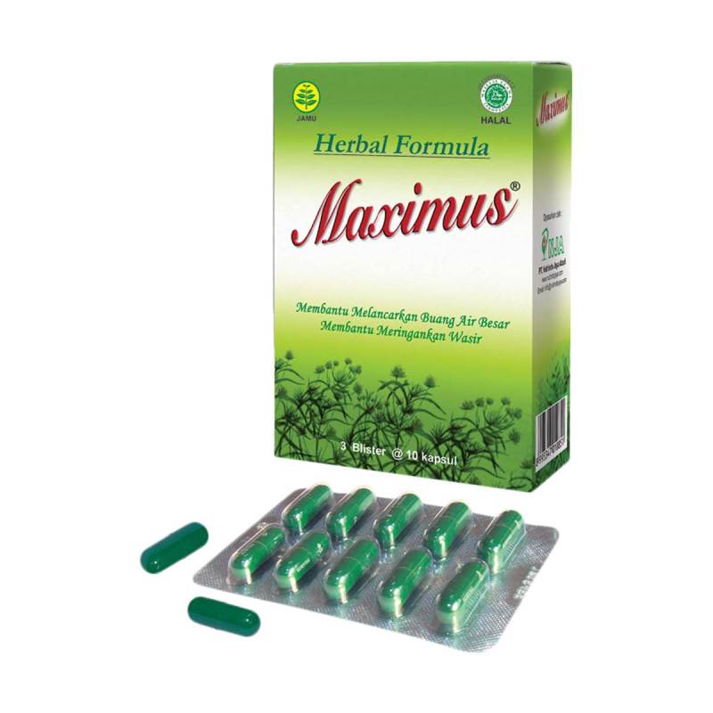 Maximus Dietary Kapsul Herbal Pelangsing Diet Alami