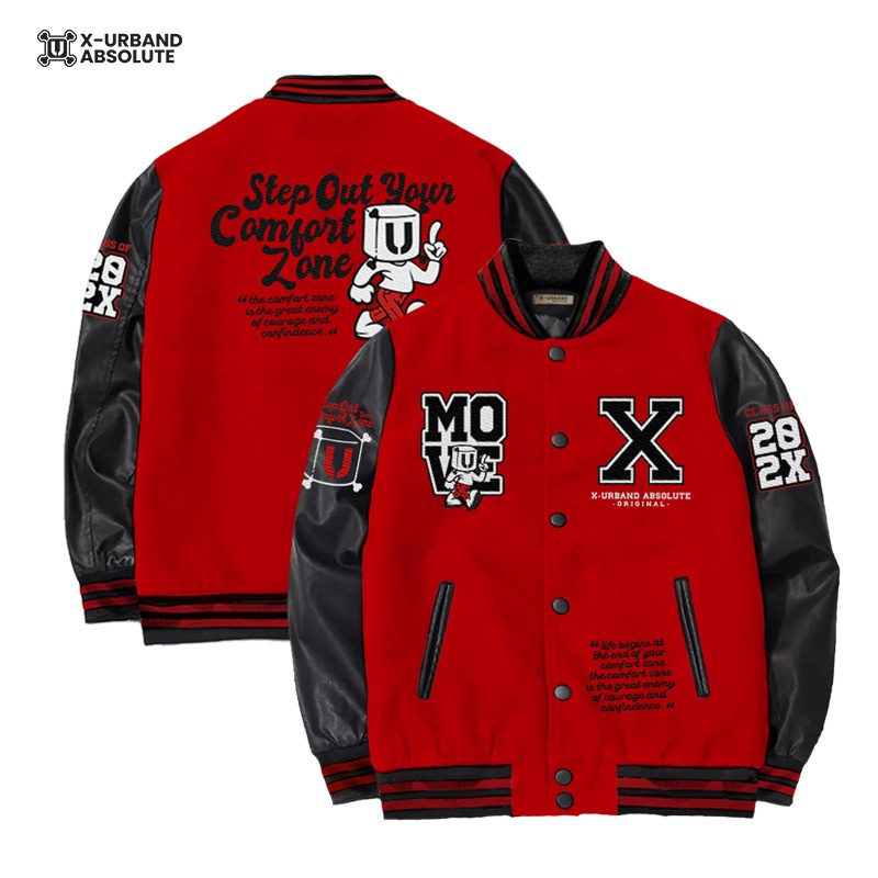 Jaket Baseball Varsity SOYCZ Bordir Original Terbaru Pria Wanita Bomber Varsity Varsity Baseball var