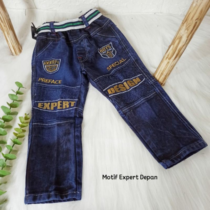 Celana Jeans Anak Laki-laki Import Premium 1-5 Tahun Free ikat Pinggang