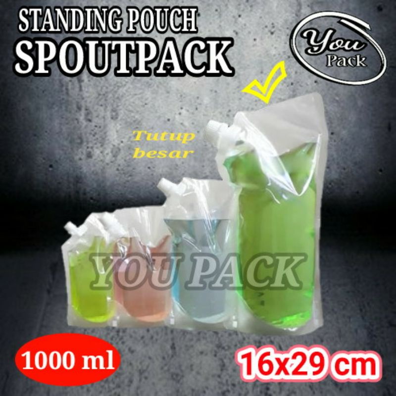 STANDING POUCH SPOUTPACK 1000 ML KEMASAN CAIRAN-MINUMAN