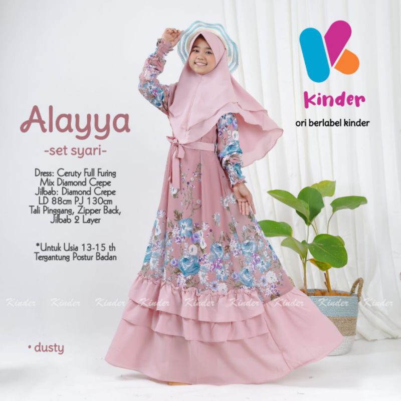 GAMIS SYARI ANAK/GAMIS REMAJA/GAMIS SET SYARI