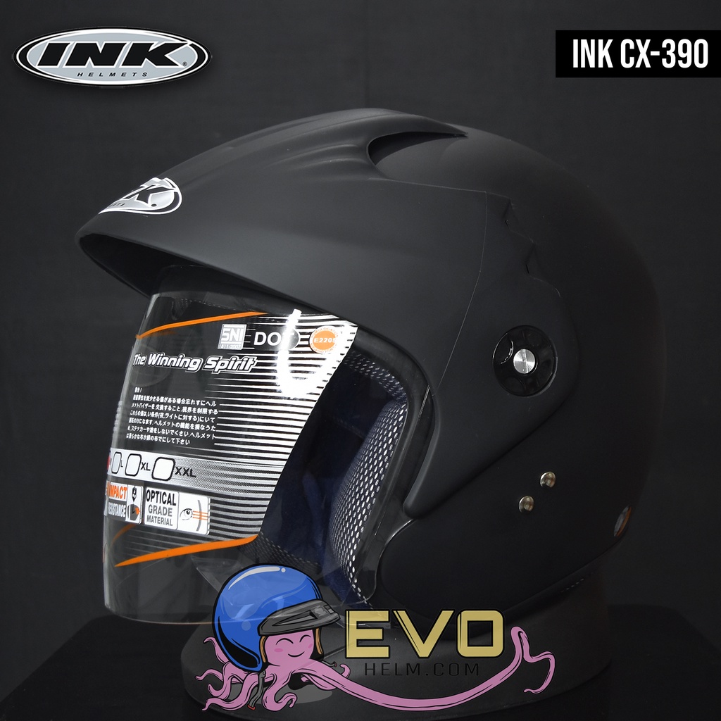 HELM INK CX 390 SOLID - BLACK DOFF