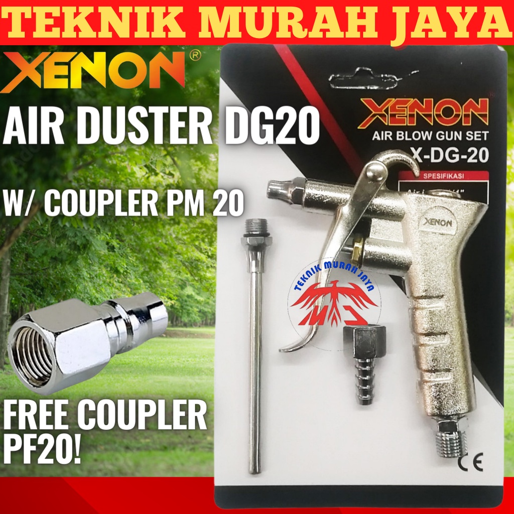 XENON DG20 Air Duster Blow Gun Pistol Semprot Debu Angin Kompresor