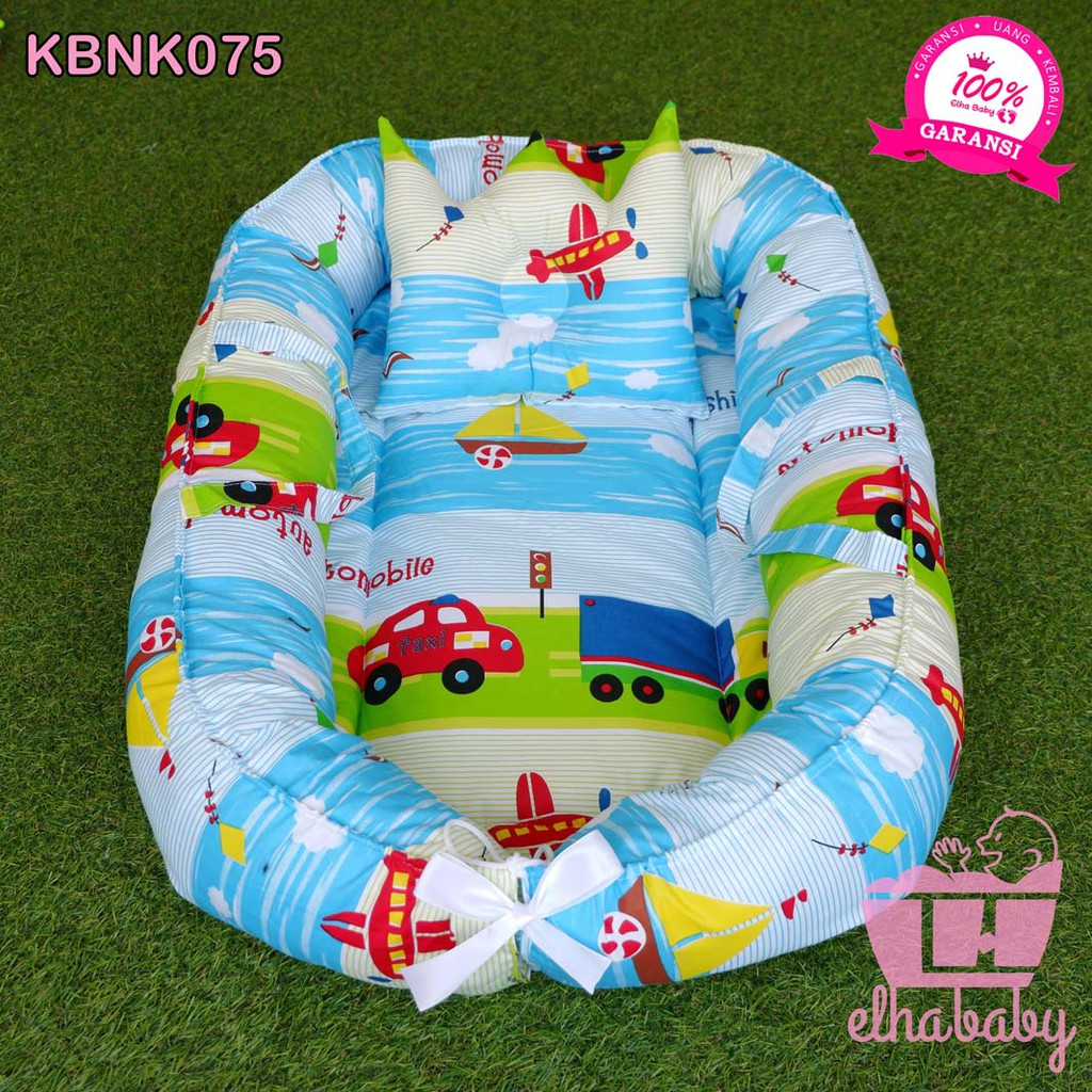 Tempat tidur / 1 Set Kasur Bayi Lengkap Kelambu Lipat Motif | Kado Unik Ibu Untuk Anak | Free Tas