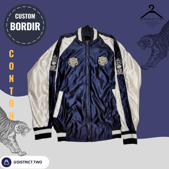 Jaket Bomber Sukajan Custom Bordir / Jaket Sukajan Pria Dan Wanita Mawarangguna