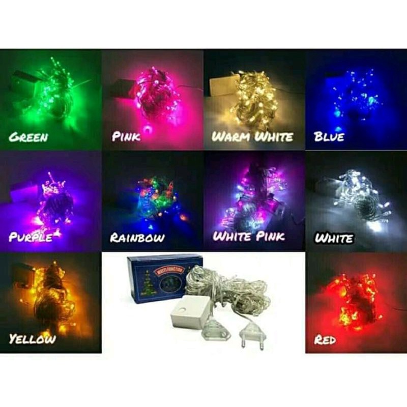 lampu Tumbler 100 LED  10 meter