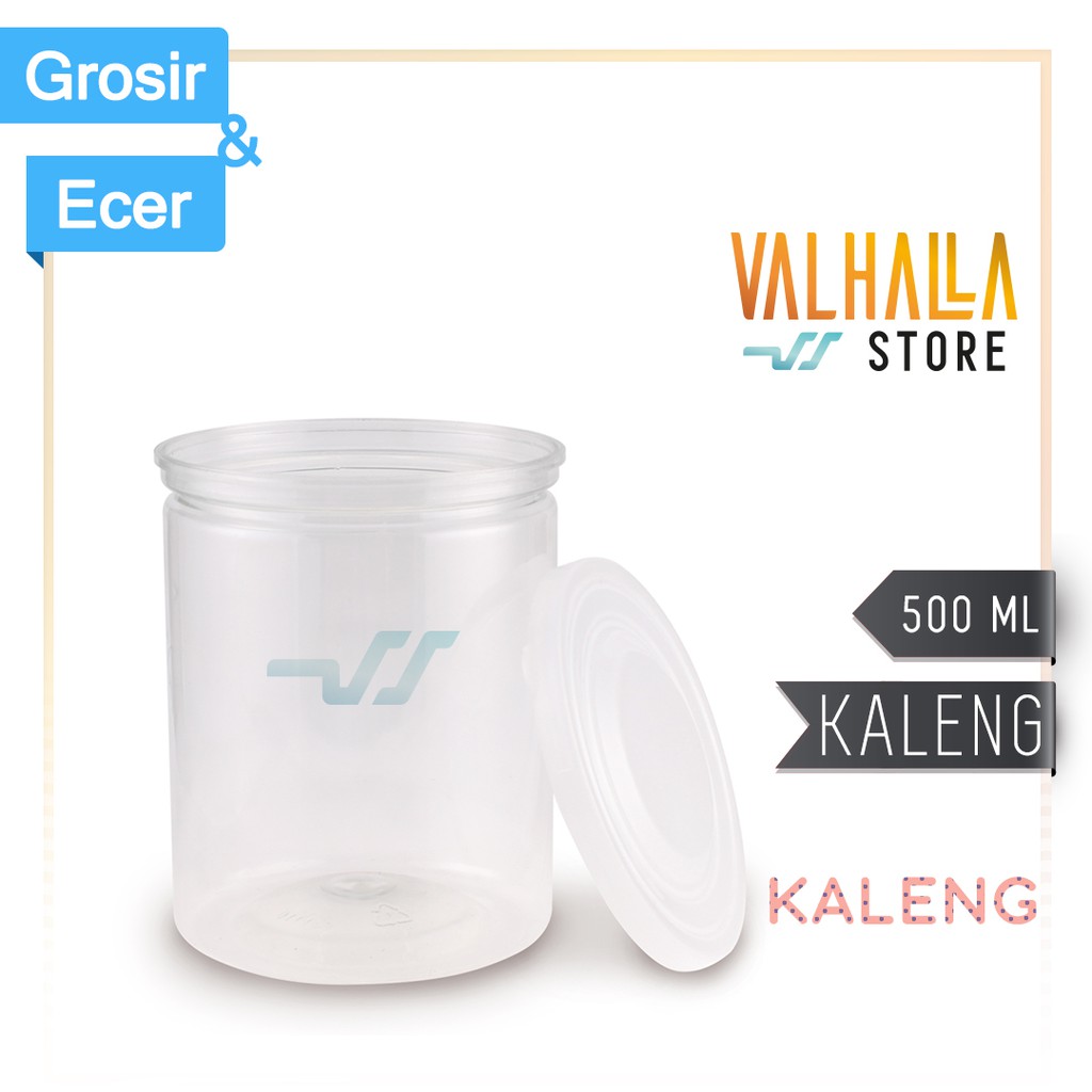 Toples 500 ml (84 x 110 cm) 600 ml (84 x 120 cm) Kaleng  jar fox permen cokelat biskuit jelly
