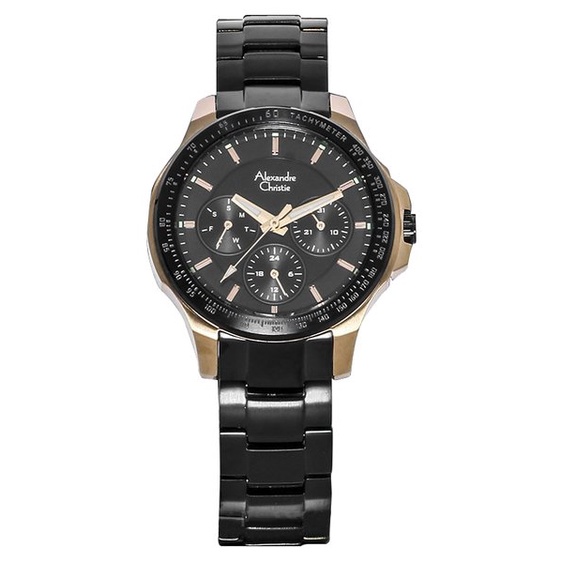 Alexandre Christie AC 6352 BF BBRBA Ladies Black Dial Stainless Steel