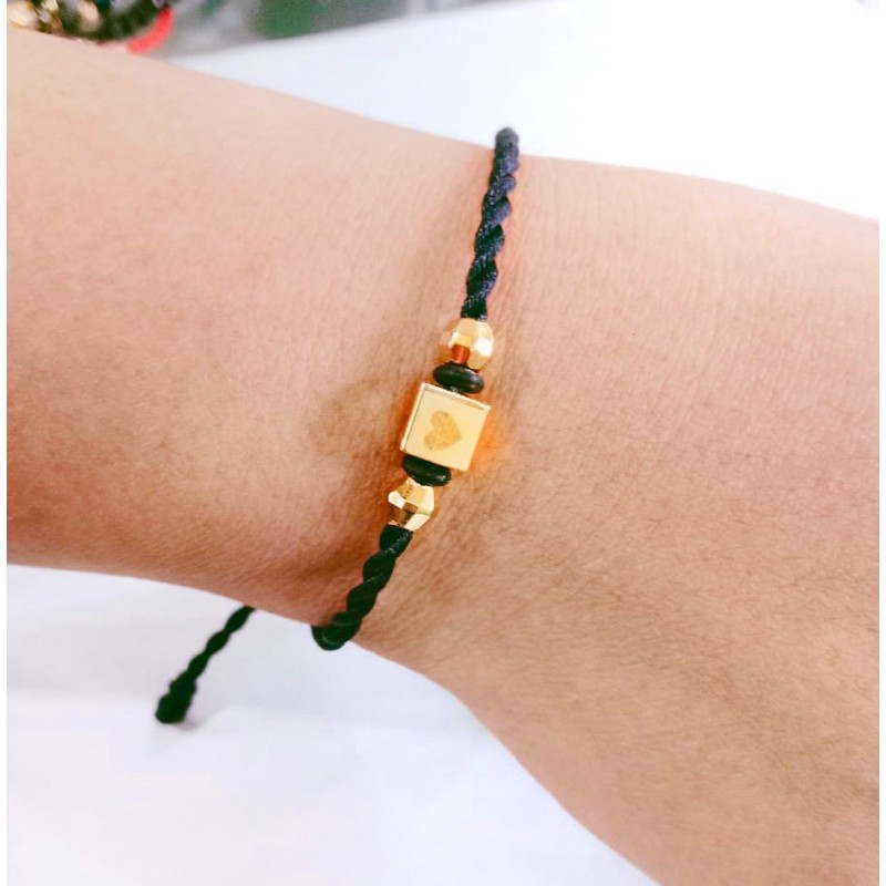 gelang tangan wanita //gelang serut tali//perhiasan//gelang tangan