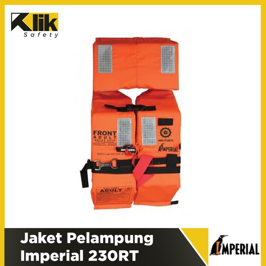 Imperial reflektif Jaket Pelampung Foldable Type III 230RT Bersertifikat