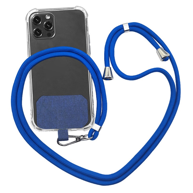 VIVI   Universal Crossbody Patch Phone Lanyards Mobile Phone Strap Lanyard Nylon Soft Rope Cell Phone Hanging Cord with curing cloth
