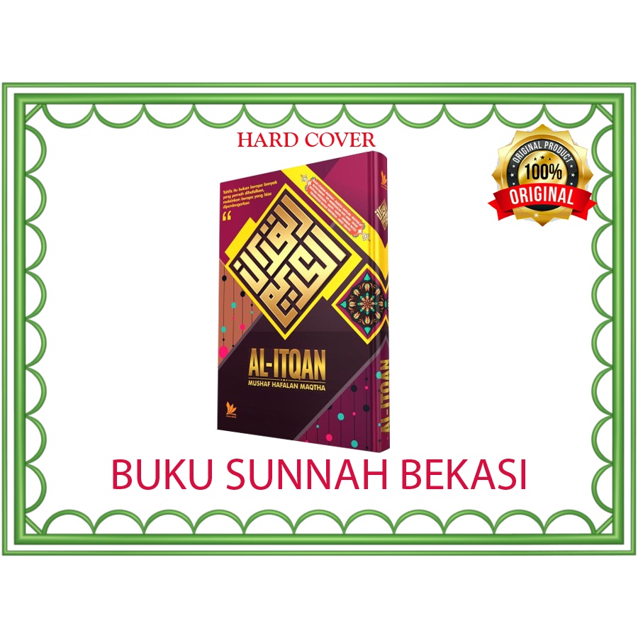 Jual Al Quran Mushaf Al Itqan A Mushaf Hafalan Al Itqan Mushaf