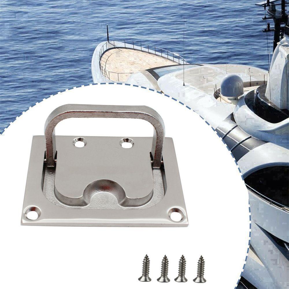 Top Deck Pull Handle Retrofit Perahu Hardware Loker Lemari Per Anti Kerincingan