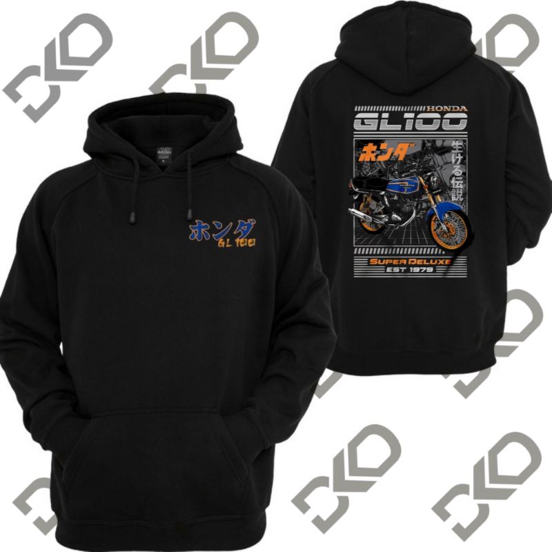 JAKET HOODIE HONDA GL100 ETS 1979