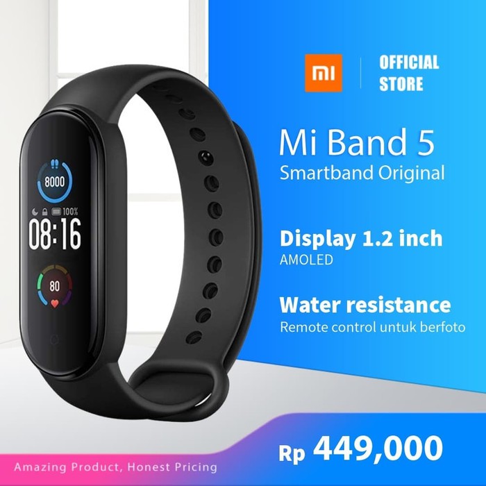 Xiaomi Mi Band 5 MiBand 5 Original & Garansi TAM