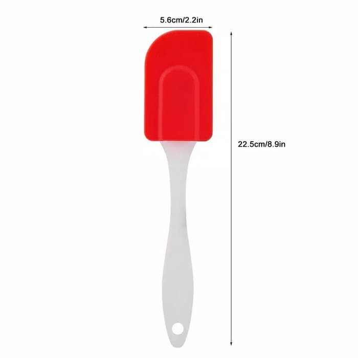 [DEASHOP] SPATULA PENGADUK ADONAN SILIKON KARET SILICONE ANTI LENGKET