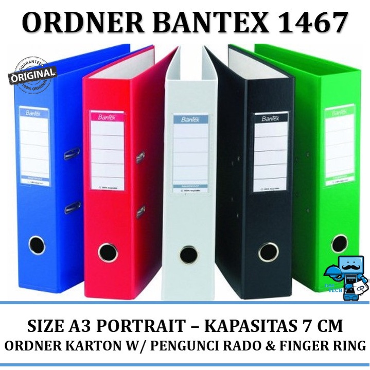 

Ordner Bantex 1467 (original) - Ukuran A3 Portrait