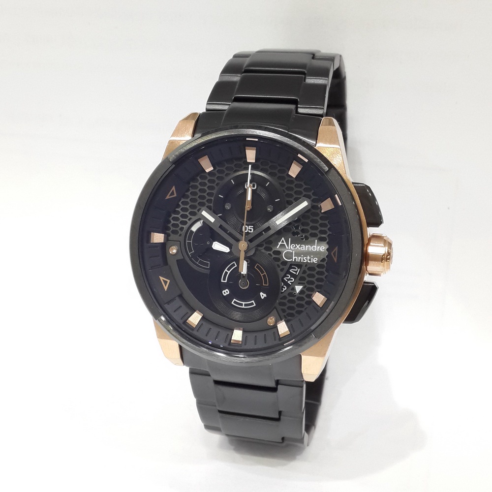 Alexandre Christie 6618MCB Chronograph Jam Tangan Pria