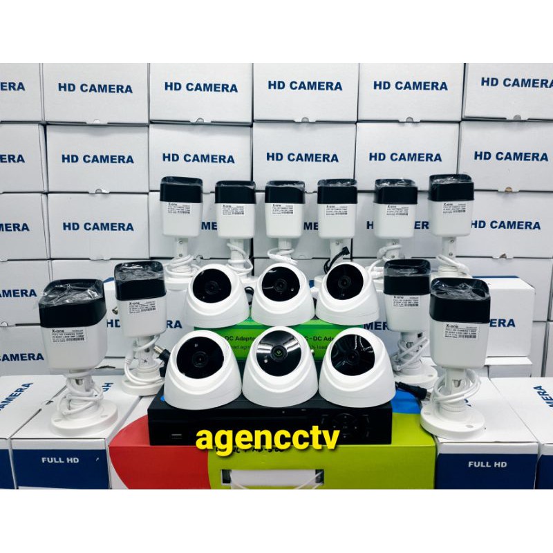 paket cctv 32 chanel 24 kamera 5mp turbo hd ir sony indoor + outdoor