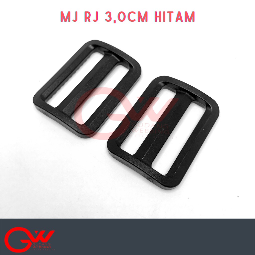 Ring Jalan / Ring Geser / MJ RJ 3,0 cm HITAM ECERAN