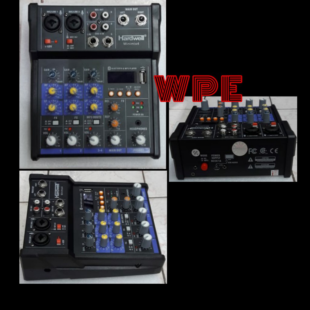 Mixer HARDWELL MINIMIX4 4Ch ORIGINAL MINIMIX 4 RECORDING