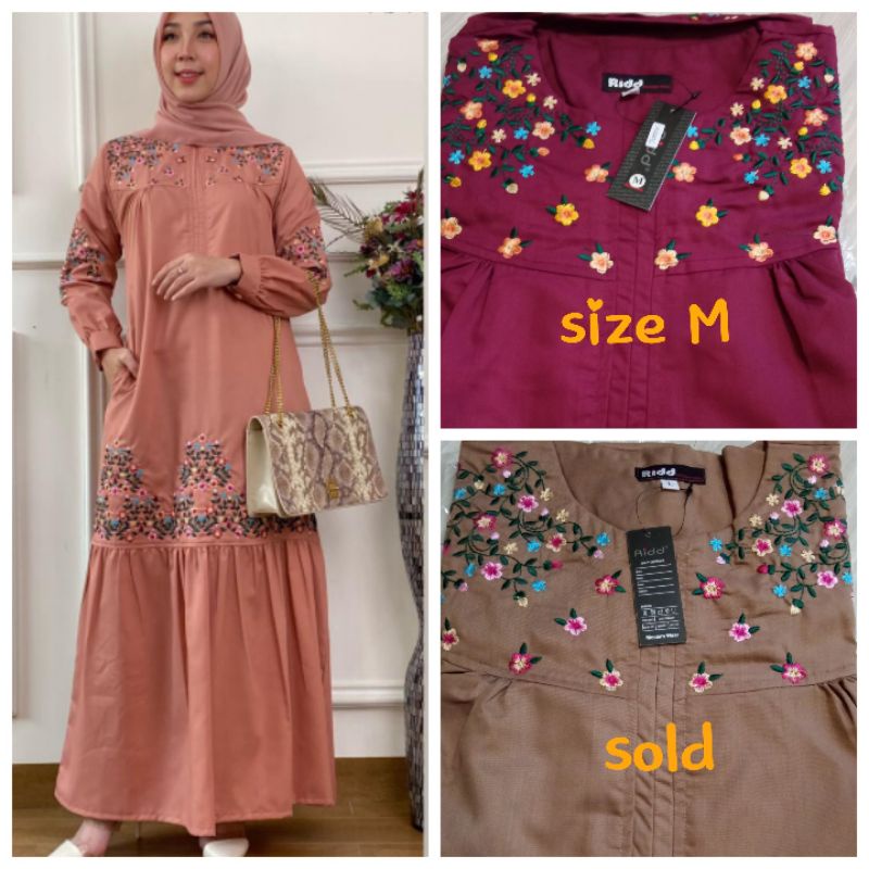 Gamis toyobo premium mix bordir