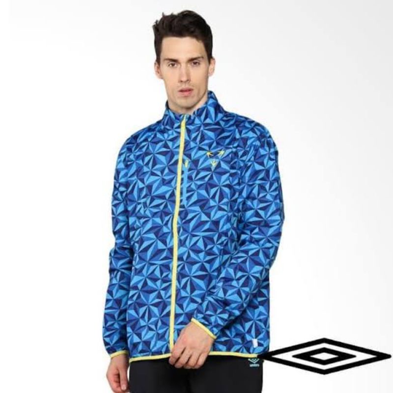 UMBRO VELOCITA PACKAWAY JACKET DIVA BLUE