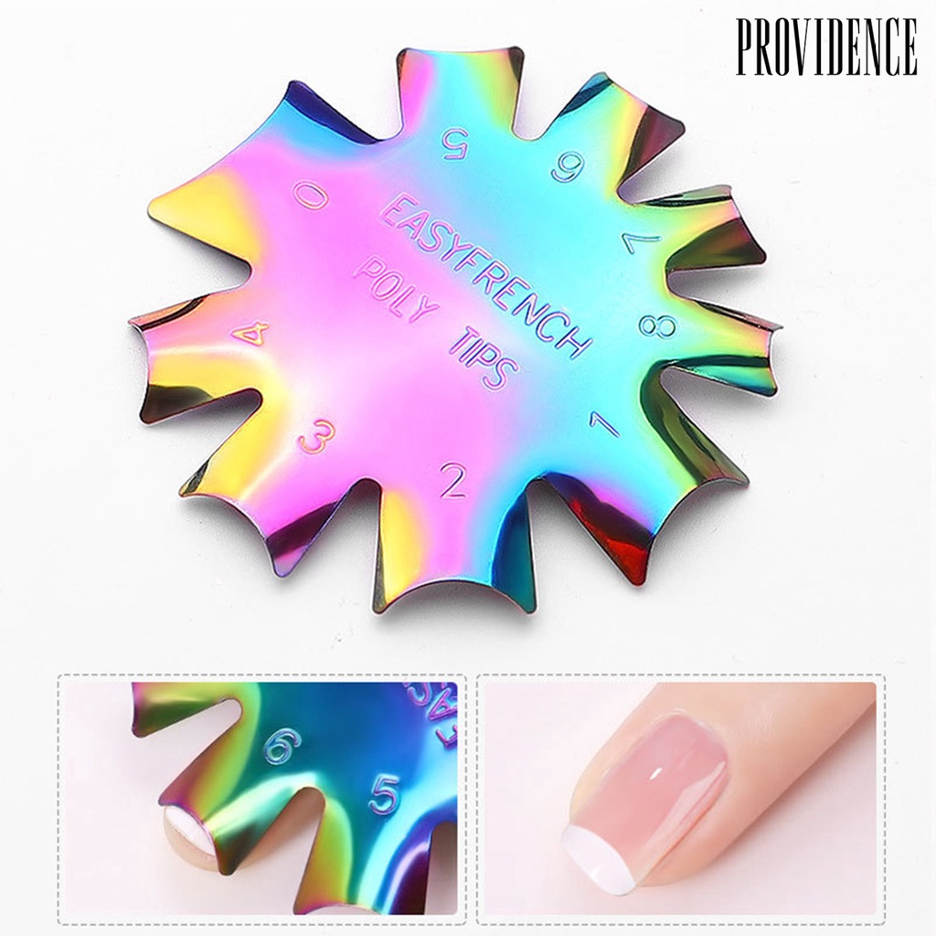 Providence Stainless Steel Nail Art Design French Manicure Varnish Modeling Stamping Plate