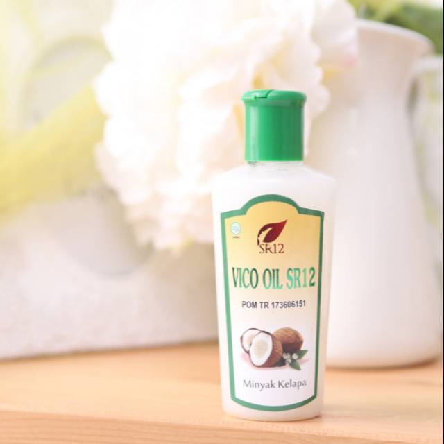 VICO Oil SR12 Minyak Kelapa Murni Serbaguna untuk wajah/tubuh/rambut/diminum  60ml