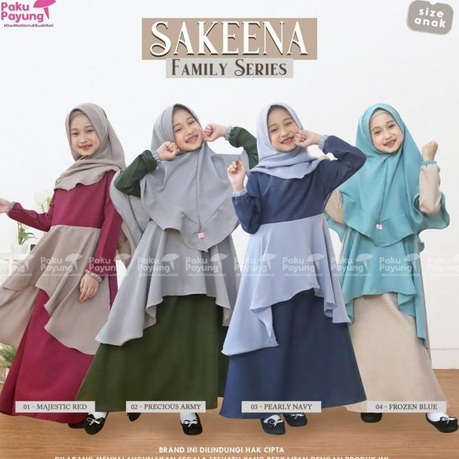Harga Murah Baju Gamis Anak Perempuan 4 5 6 7 8 9 10 11 12 Tahun Ori Paku Payung