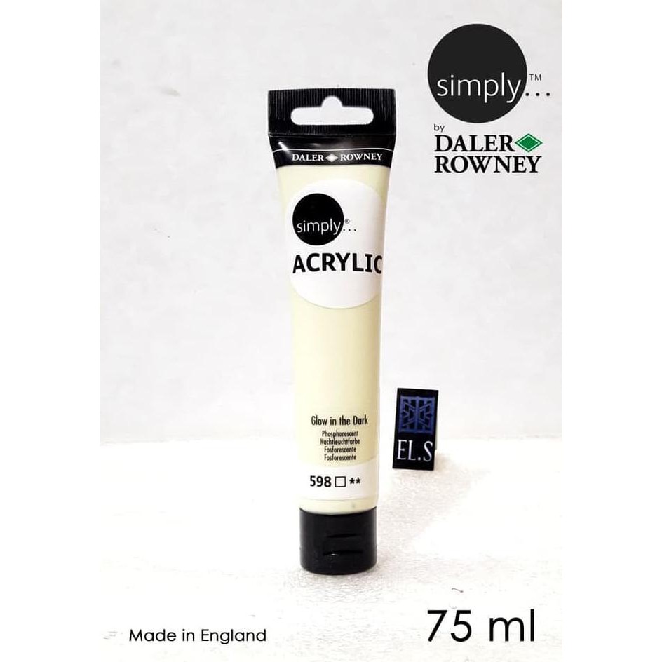 

Daler Rowney Simply Acrylic Glow In The Dark 75 Ml Best Seller
