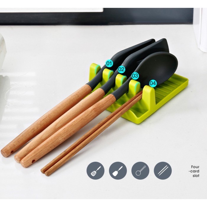 RAK SPATULA MEJA 5 SLOT