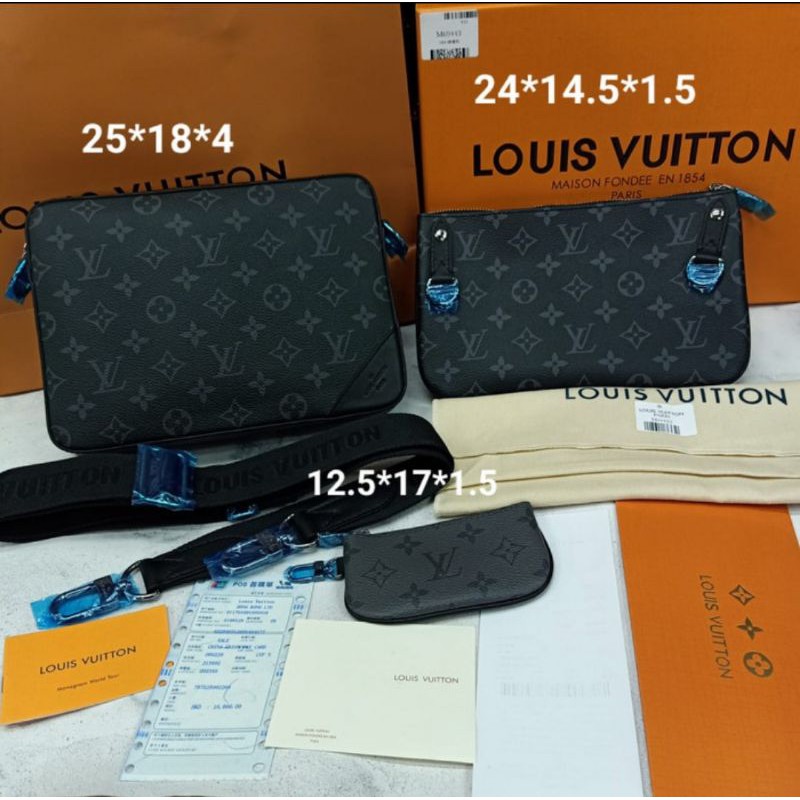 TAS LOUIS VUITTON TRIO MESSENGER BAG