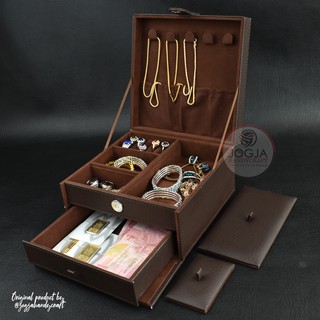 New Jewelry Box Kotak Tempat  Perhiasan Emas  Kalung 