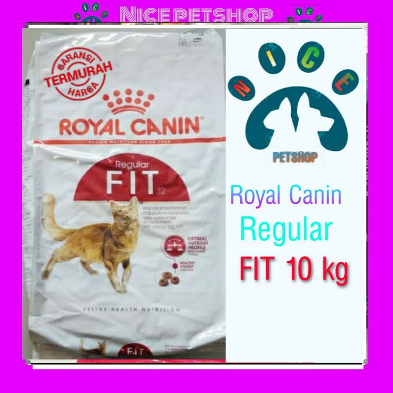 Royal Canin Fit 10 kg Makanan Kucing dry food Bisa Cargo Expedisi