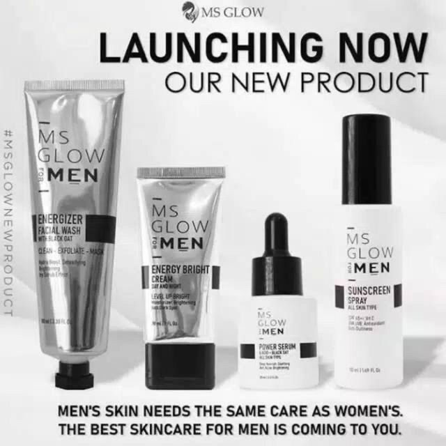 Paket Ms Glow For Men Original Basic Dan Lengkap Shopee Indonesia