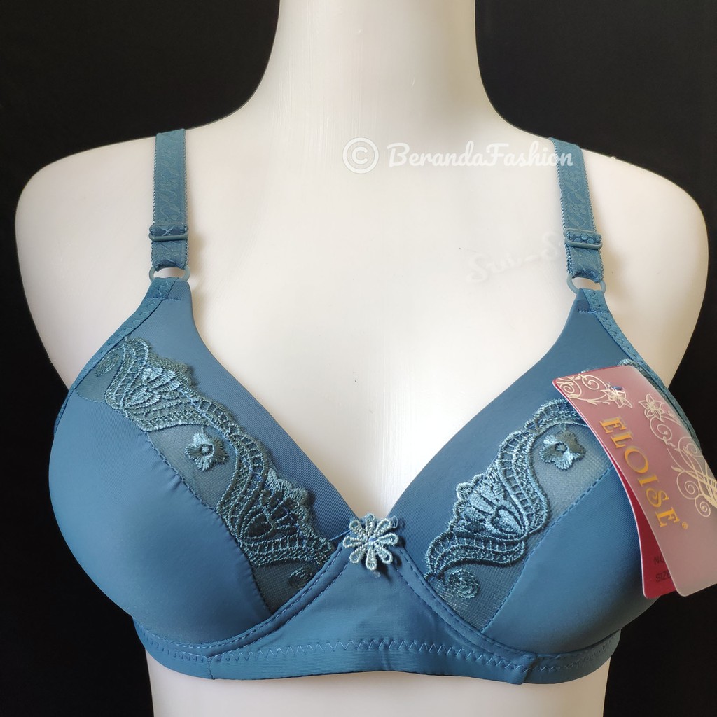 Bra BH pakaian dalam wanita Kait 2 cup A bsa tanpa kawat Eloise 532