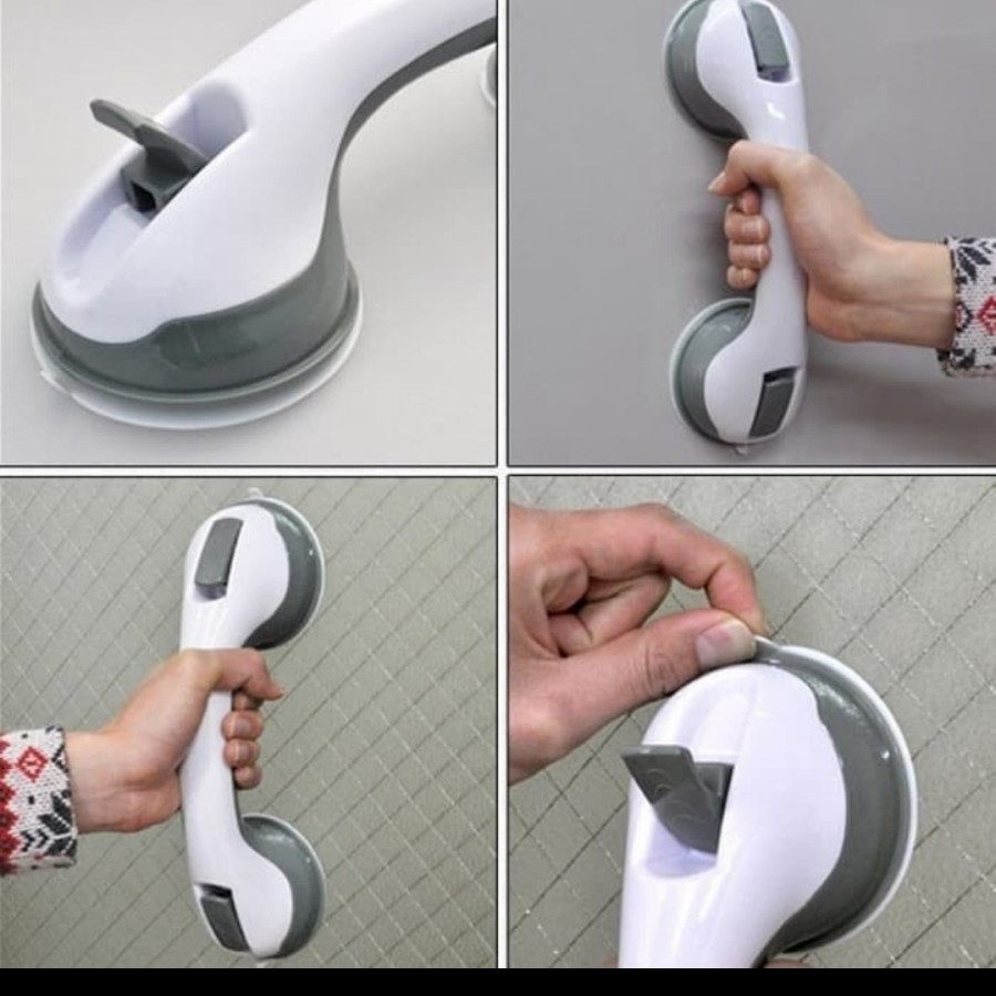 Pegangan tangan kamar mandi portable helping handle tempel grip toilet suction handel kamar mandi on