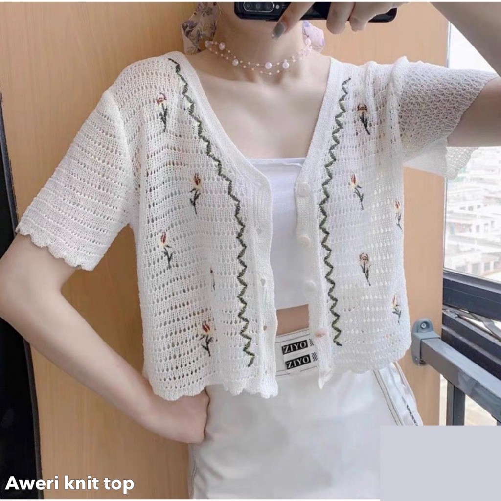 Aweri knit top -Thejanclothes