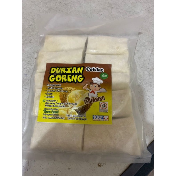 

durian goreng isi 10