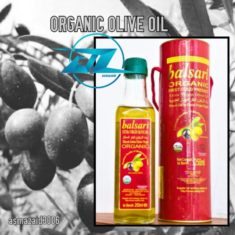 

Minyak Zaitun Organic Balsari | Extra Virgin