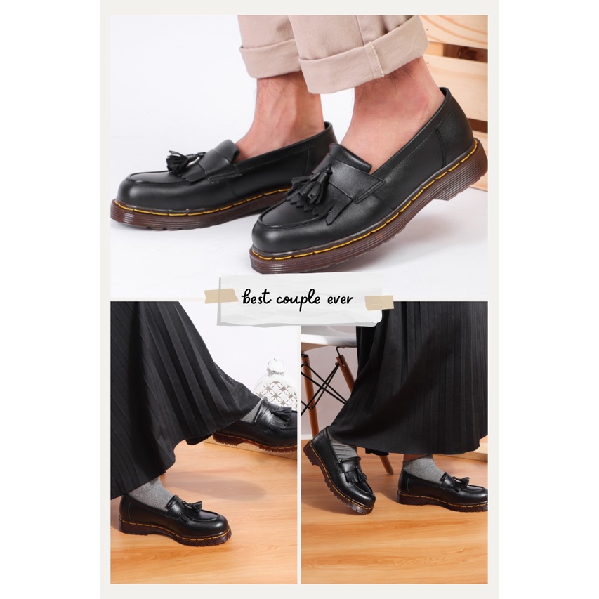 sepatu tassel loafer sepatu pantofel pria sepatu formal pria sepatu slip on sepatu kulit sapi asli sepatu kerja pria sepatu kondangan model vholix