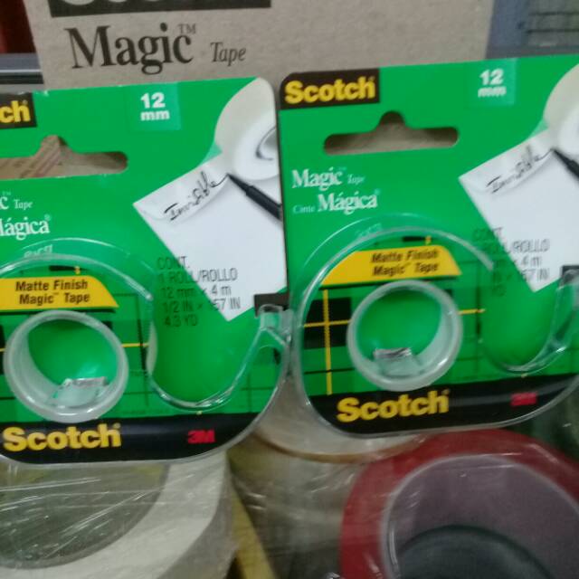 Jual 3M MAGIC TAPE DI JUAL / 1 BOK ISI 12 PCS Indonesia|Shopee Indonesia