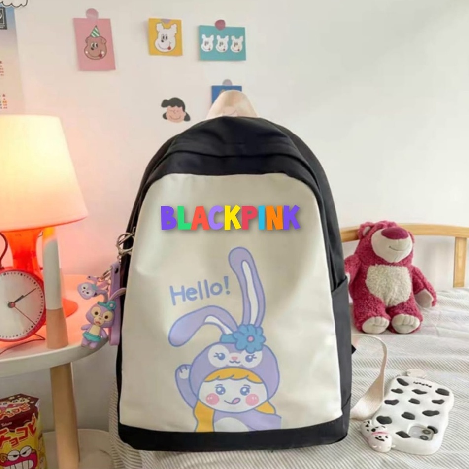 samasuka.shop - Tas Anak Perempuan Kpop Ransel Sekolah Sd Tk Korea  Lucu Kekinian Terbaru Ransel Wanita Karakter Korean Style Kartun Coki BT21 Pink Merah Kuning Terlaris Peringkat Teratas Promo Potongan Harga