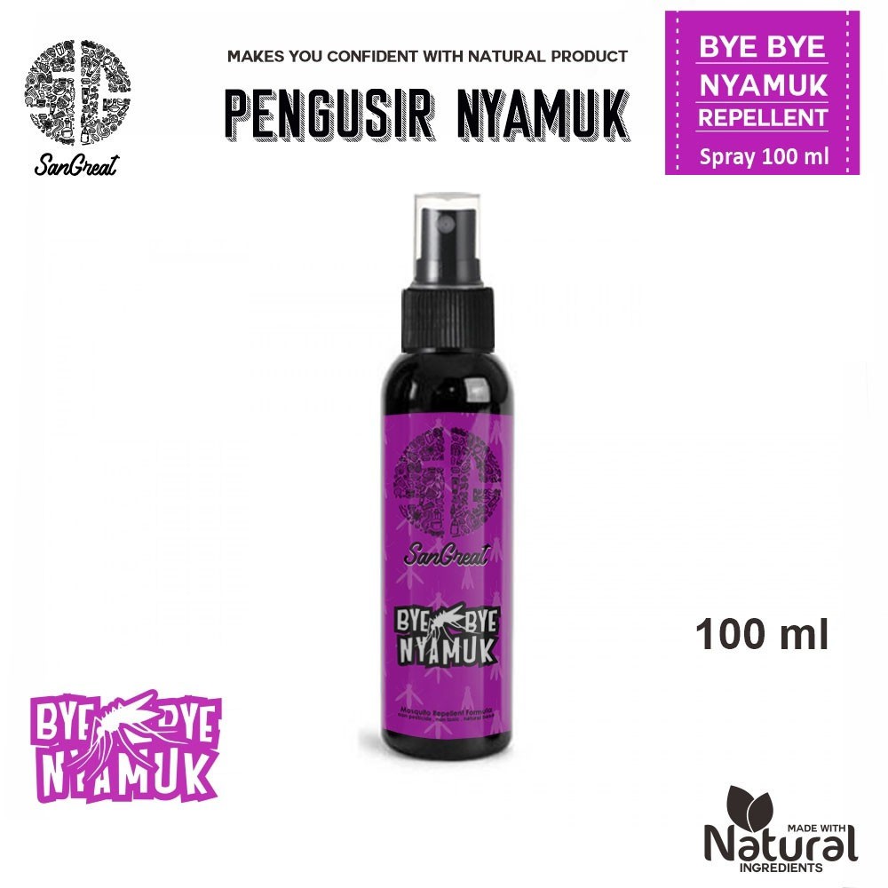 Pengusir Nyamuk Natural Spray SG Bye Bye Nyamuk 100 ml